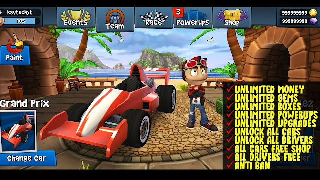 Beach Buggy Racing 2 MOD Unlimited Money Free Download