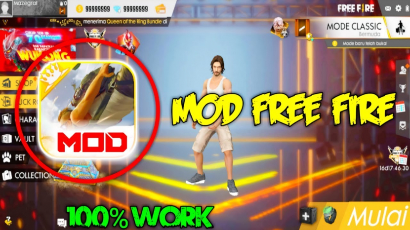Download Free Fire Mod Apk Uang Dan Berlian Tidak Terbatas