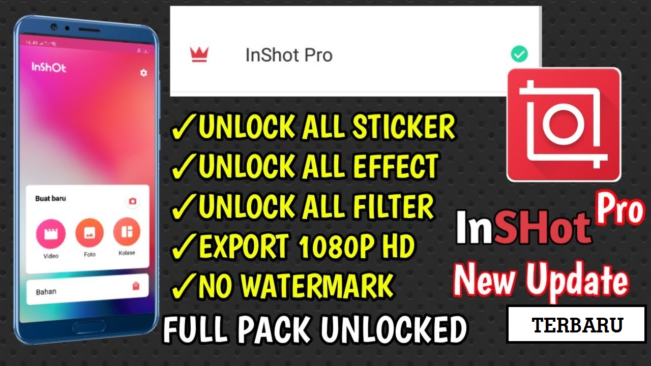 Inshot Pro Apk Mod Fullpack Full FIlter Video Editor Terbaik
