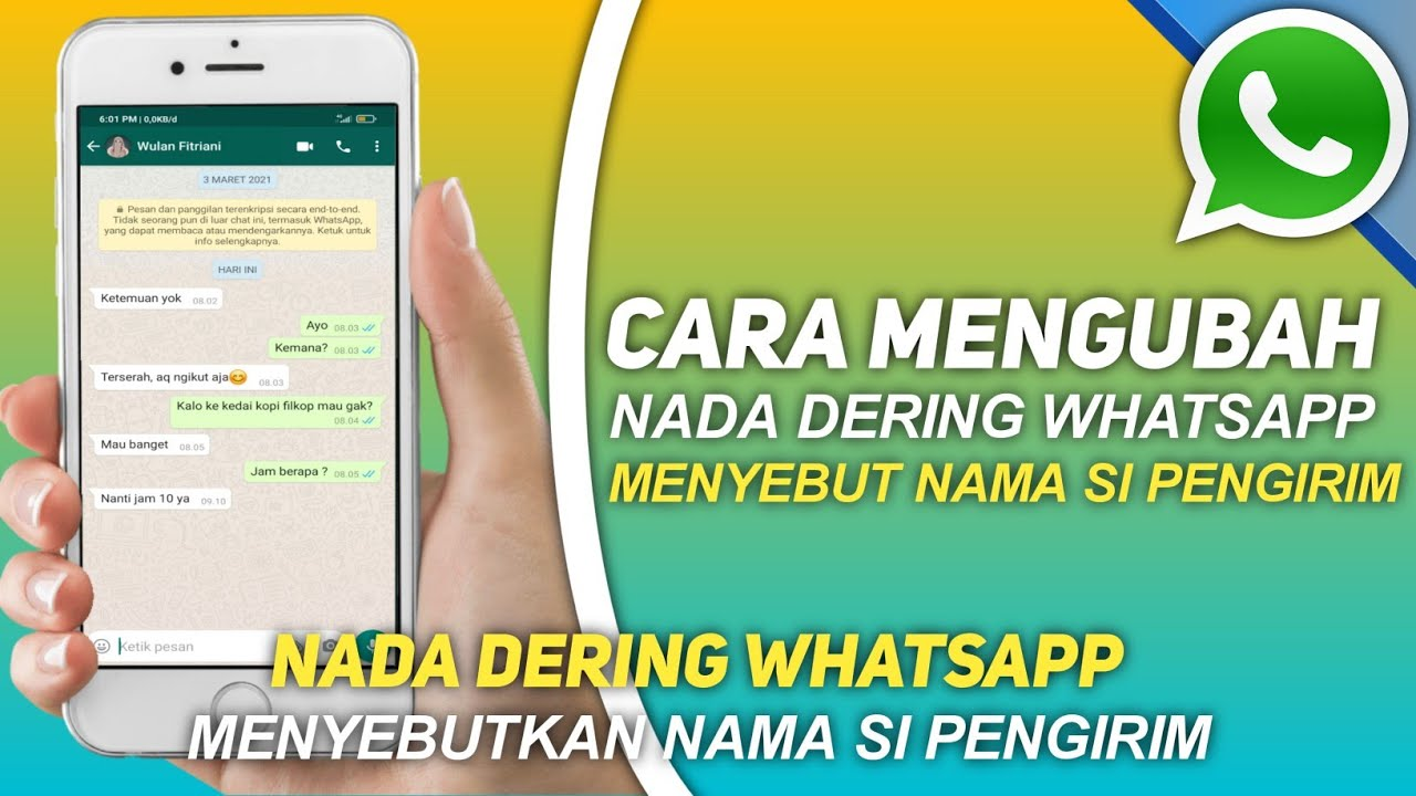 Aplikasi Nada Dering Whatsapp Sebut Nama Kontak